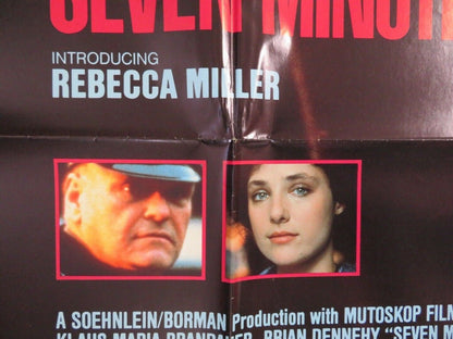 SEVEN MINUTES US ONE SHEET POSTER BRIAN DENNEHY KLAUS MARIA BRANDAUER Movie posters