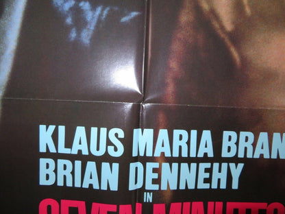 SEVEN MINUTES US ONE SHEET POSTER BRIAN DENNEHY KLAUS MARIA BRANDAUER Movie posters