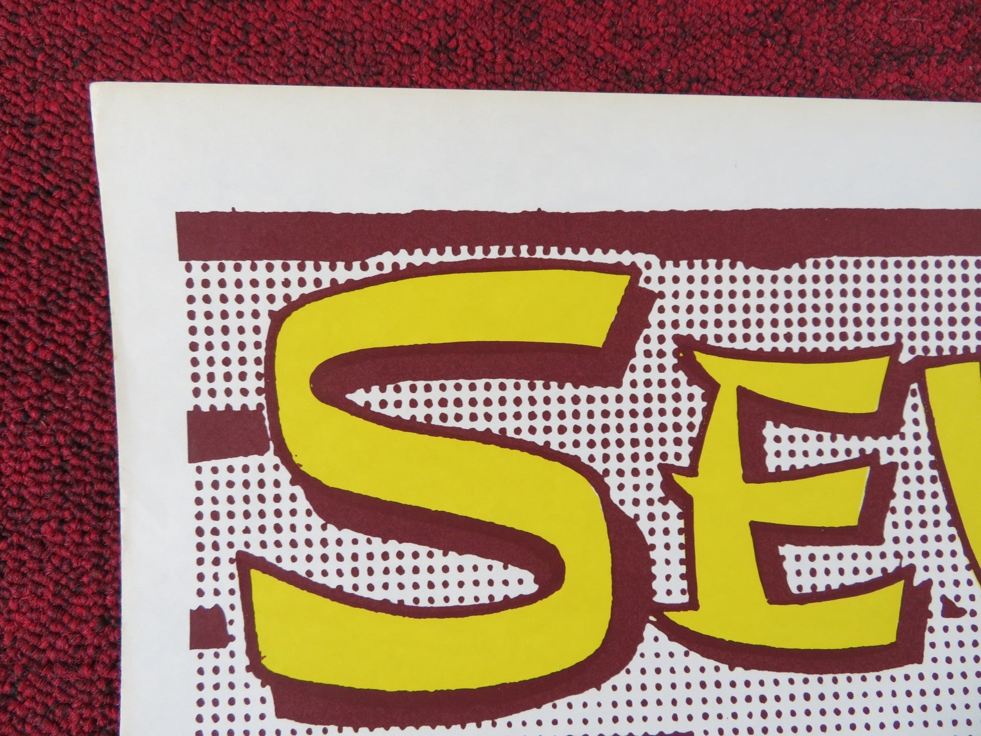 SEVEN NIGHTS IN JAPAN FOLDED UK ONE SHEET POSTER MICHAEL YORK HIDEMI AOKI 1976 Rendezvous Cinema Movie posters