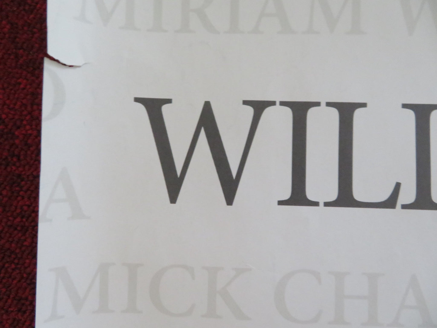 SEVEN POUNDS UK QUAD (30"x 40") ROLLED POSTER WILL SMITH WOODY HARRELSON 2008 Rendezvous Cinema Movie posters