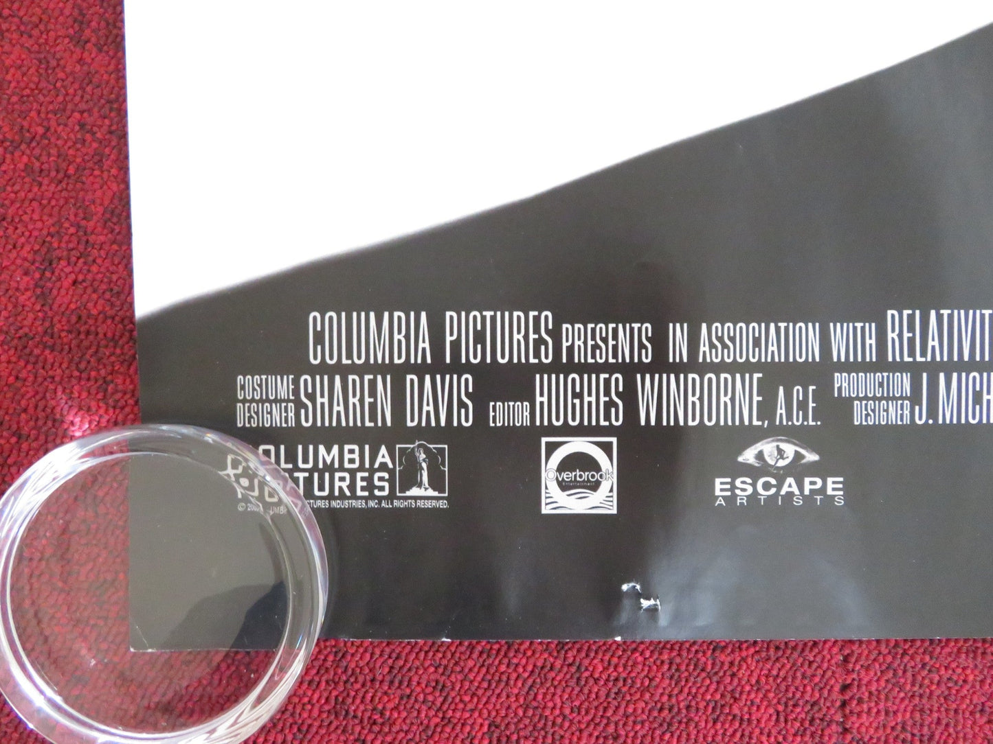 SEVEN POUNDS UK QUAD (30"x 40") ROLLED POSTER WILL SMITH WOODY HARRELSON 2008 Rendezvous Cinema Movie posters