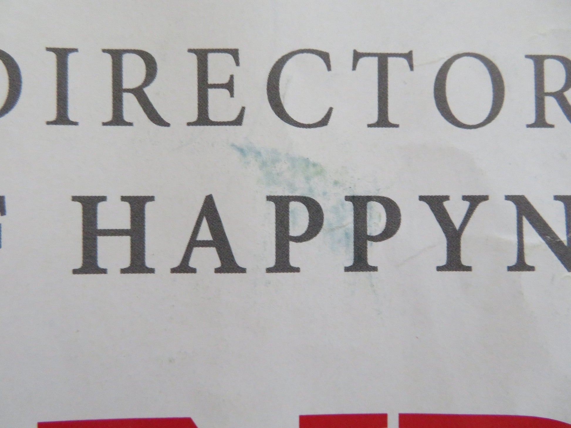 SEVEN POUNDS UK QUAD (30"x 40") ROLLED POSTER WILL SMITH WOODY HARRELSON 2008 Rendezvous Cinema Movie posters