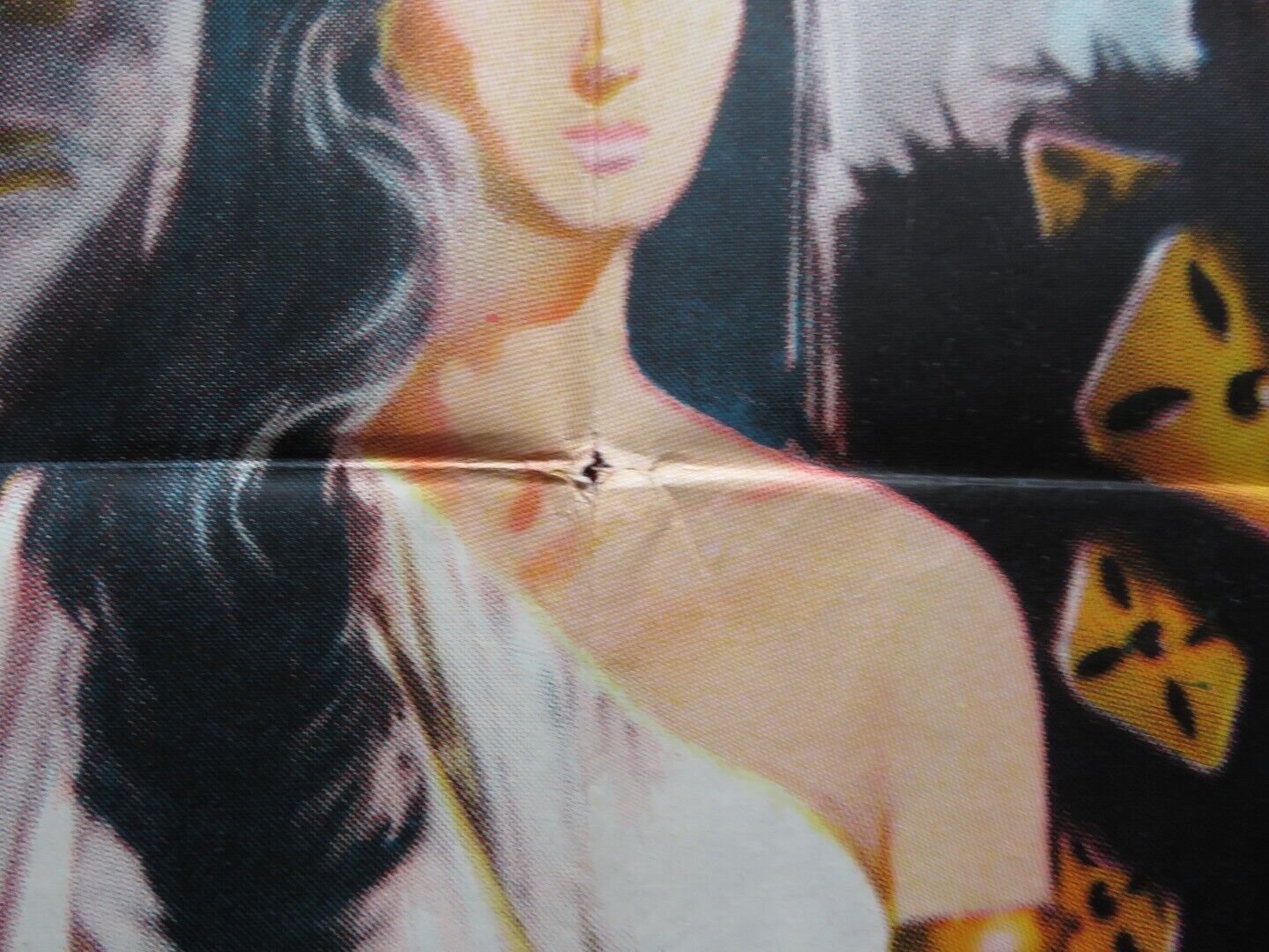 SEVEN REVENGES FOLDED ARGENTINA ONE SHEET POSTER 29" x 43.5 " ED FURY 1961 Movie posters