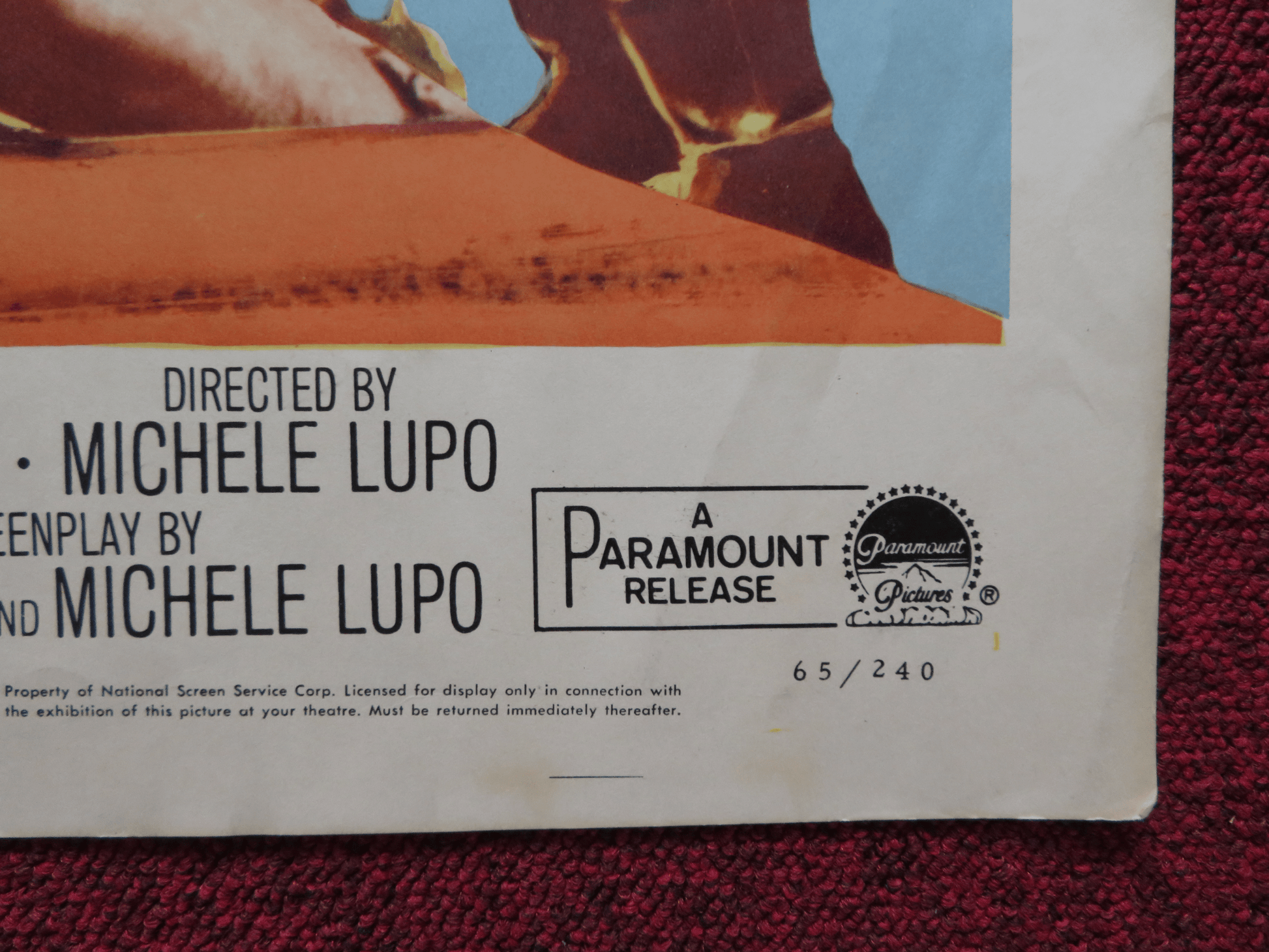 SEVEN SLAVES AGAINST ROME US HALF SHEET (22"x 28") POSTER ROGER BROWNE 1964 Rendezvous Cinema Movie posters