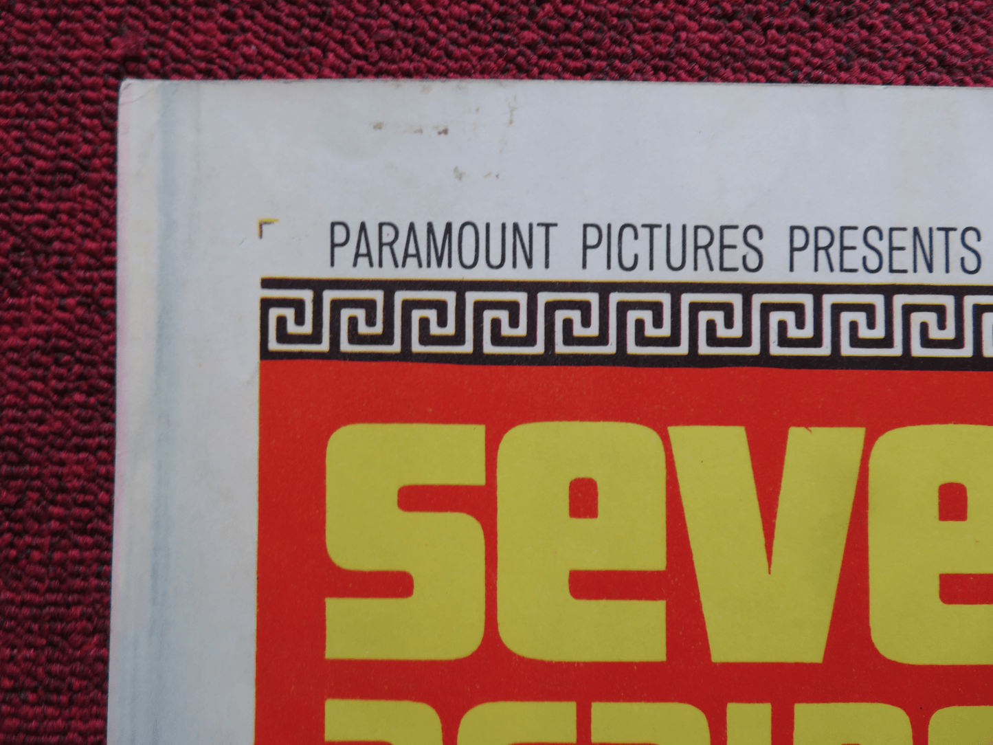 SEVEN SLAVES AGAINST ROME US HALF SHEET (22"x 28") POSTER ROGER BROWNE 1964 Rendezvous Cinema Movie posters