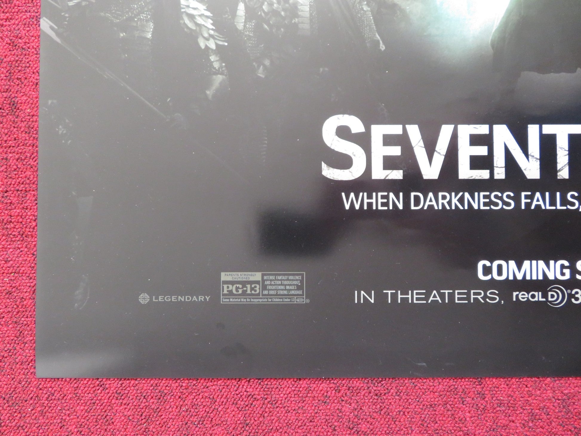 SEVENTH SON US ONE SHEET ROLLED POSTER BEN BARNES JULIANNE MOORE 2014 Rendezvous Cinema Movie posters