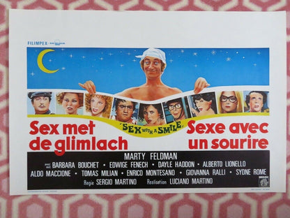 SEX AVEC UN SOURIRE/ SEX WITH A SMILE BELGIUM (14.5"x 21.5") POSTER 1976 Movie posters