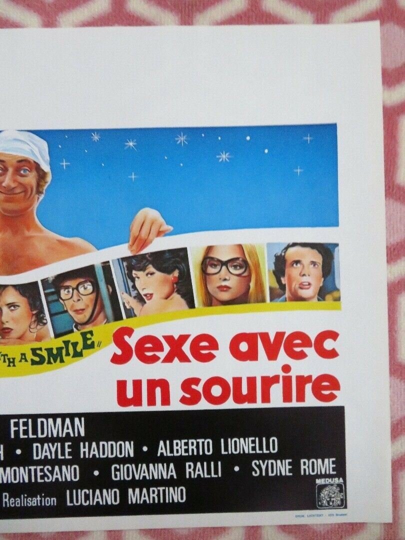 SEX AVEC UN SOURIRE/ SEX WITH A SMILE BELGIUM (14.5"x 21.5") POSTER 1976 Movie posters