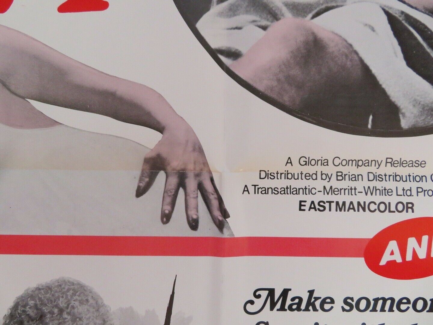 SEX CLINIC '74 / MASSAGE PARLOR '73 DOUBLE BILL FOLDED US ONE SHEET POSTER 1975 Movie posters