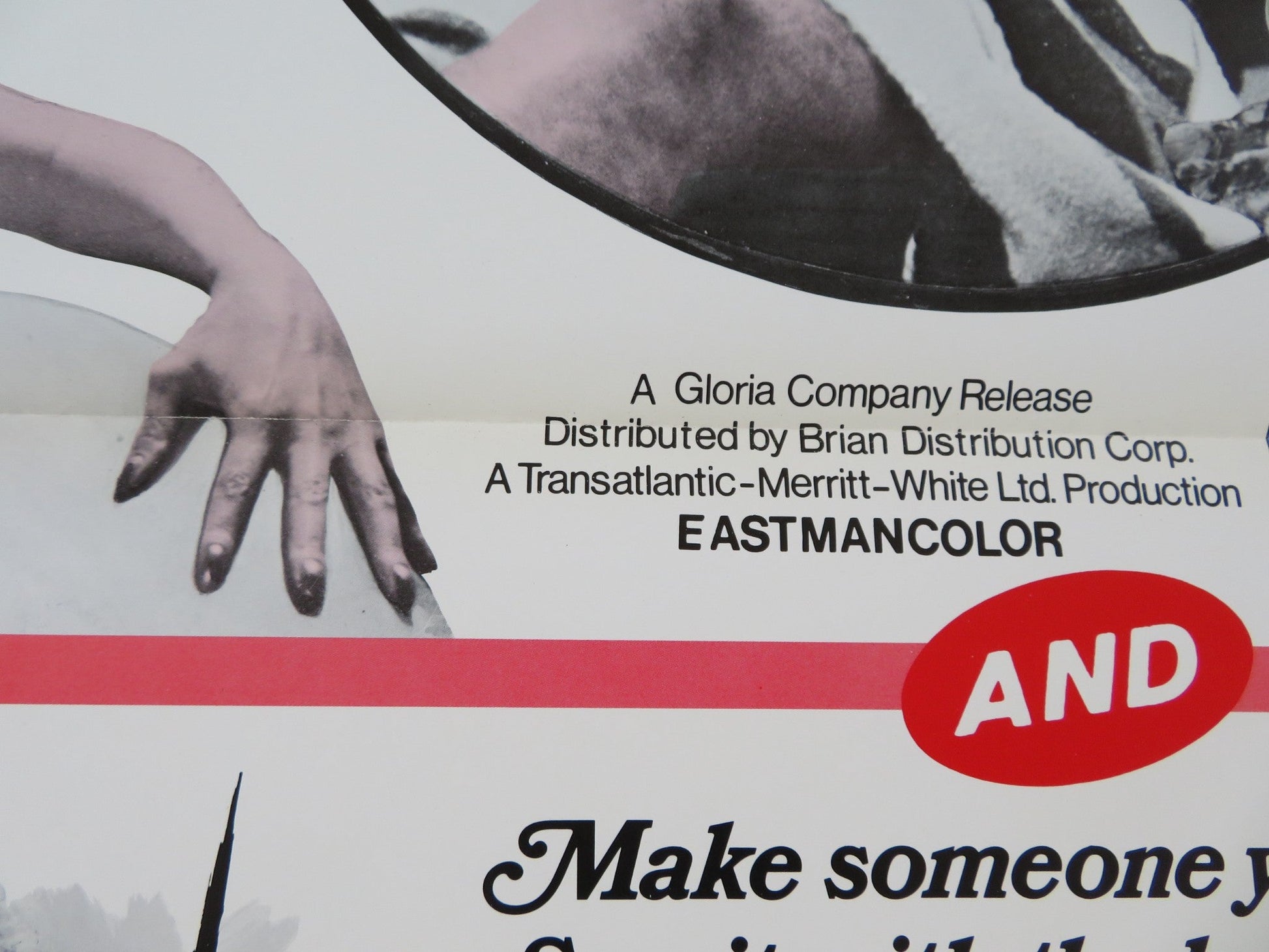 SEX CLINIC '74 /MASSAGE PARLOR '73 DOUBLE US TRI FOLDED ONE SHEET ROLLED POSTER Rendezvous Cinema Movie posters