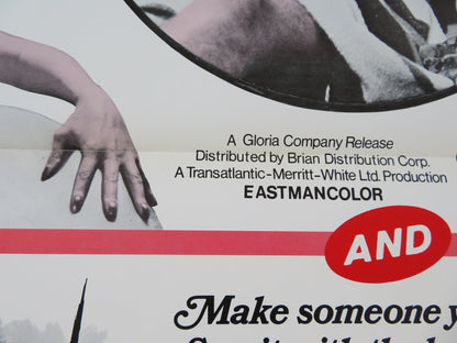 SEX CLINIC '74 /MASSAGE PARLOR '73 DOUBLE US TRI FOLDED ONE SHEET ROLLED POSTER Rendezvous Cinema Movie posters