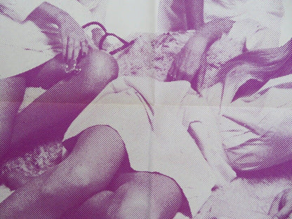 SEX CLINIC GIRLS FOLDED US ONE SHEET POSTER VERONICA CLAIRE ERIKA INGERS 1974 - Rendezvous Cinema