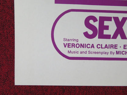 SEX CLINIC GIRLS US TRI FOLDED ONE SHEET ROLLED POSTER VERONICA CLARE 1974 Rendezvous Cinema Movie posters