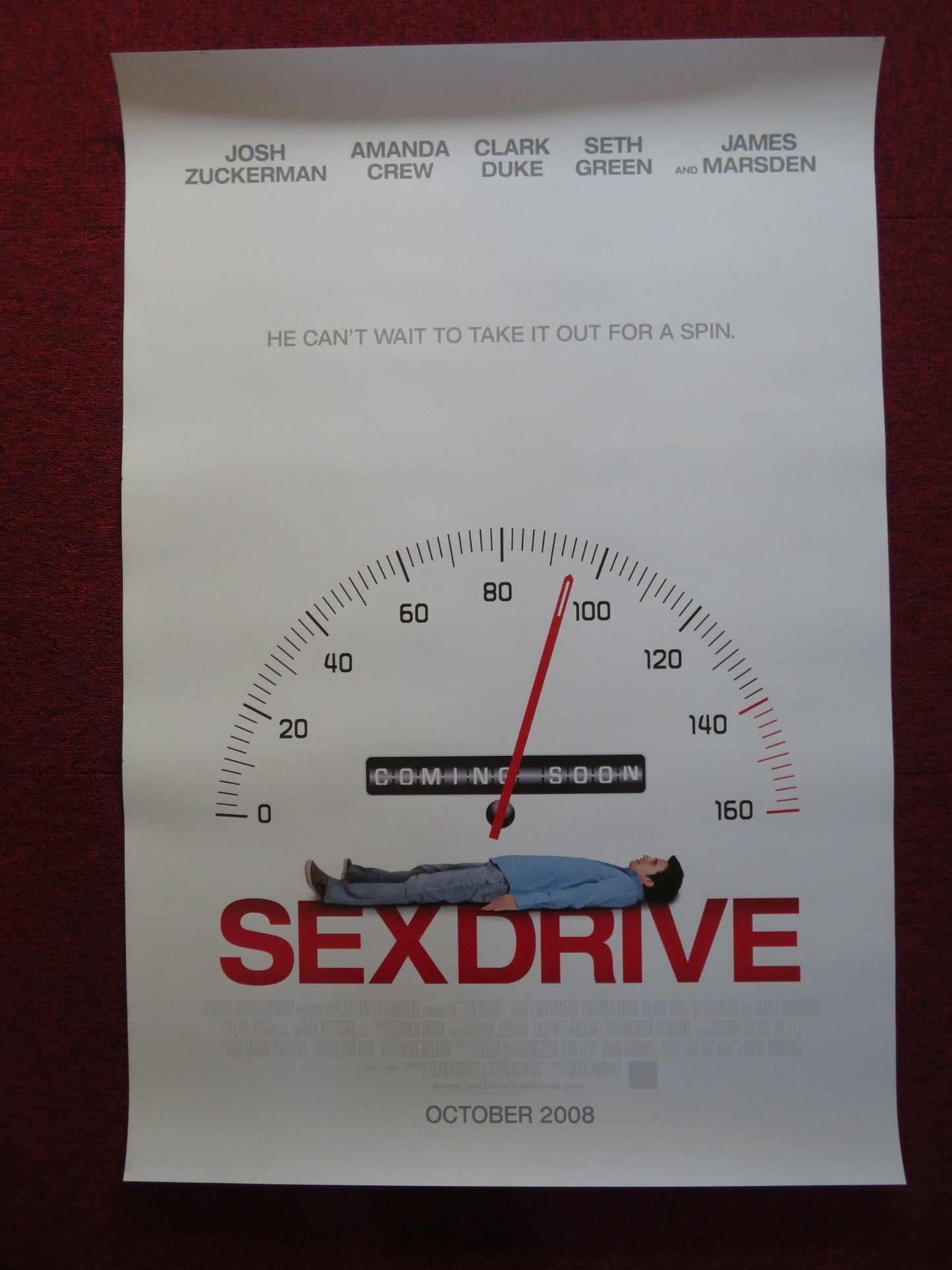 SEX DRIVE US ONE SHEET ROLLED POSTER JOSH ZUCKERMAN AMANDA CREW 2008 Rendezvous Cinema Movie posters