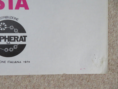 SEX IN THE HEAD ITALIAN 2 FOGLIO POSTER PILAR VELASQUEZ DIDI PEREGO 1974 Rendezvous Cinema Movie posters