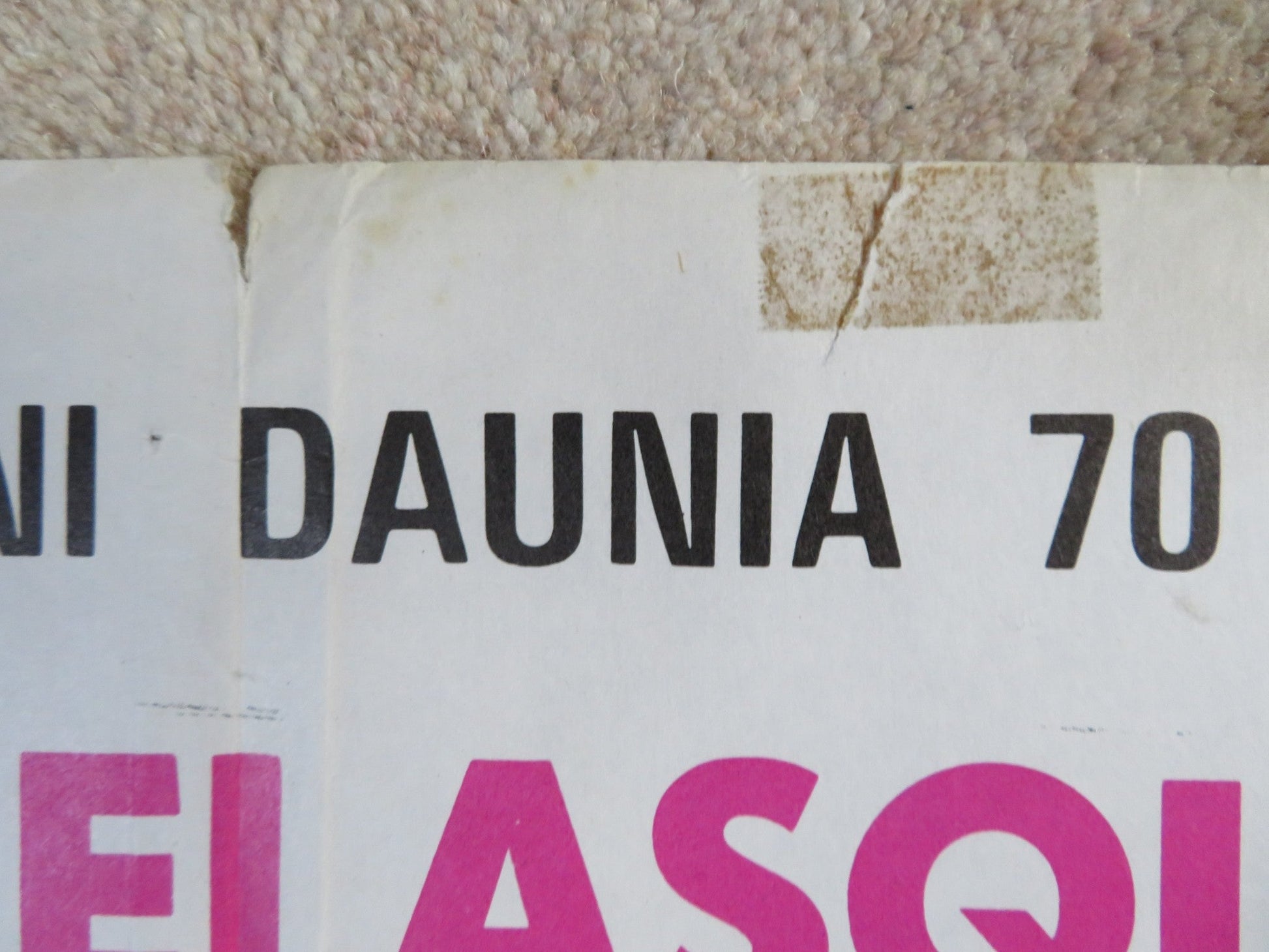 SEX IN THE HEAD ITALIAN 2 FOGLIO POSTER PILAR VELASQUEZ DIDI PEREGO 1974 Rendezvous Cinema Movie posters