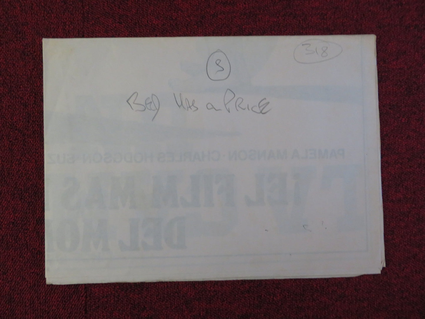 SEX THROUGH THE AGES FOLDED SPANISH POSTER PAMELA MANSON CHARLES HODGSON 1974 Rendezvous Cinema Movie posters