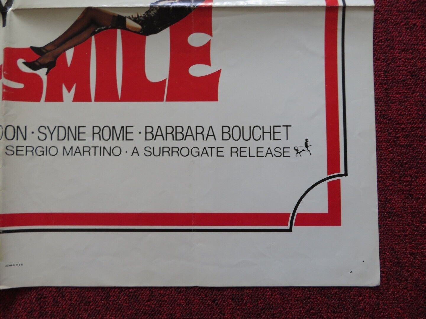 SEX WITH A SMILE FOLDED US ONE SHEET POSTER MARTY FELDMAN DAYLE HADDON 1976 Movie posters