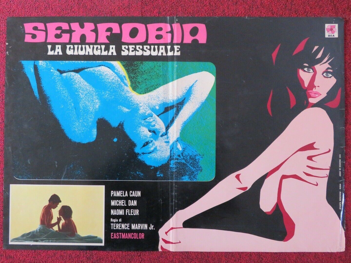 SEXFOBIA LA GIUNGLA / MARUHI SEI KYUFUSHO ITALIAN FOTOBUSTA POSTER PAMELA CAUN Movie posters