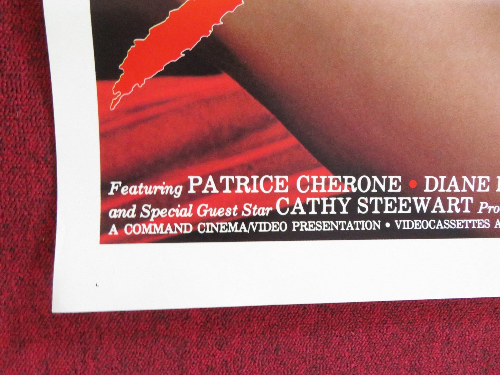 SEXTASY / JOUIR! US ONE SHEET ROLLED POSTER PATRICE CHERONE DIANE DUBOIS 1984 Rendezvous Cinema Movie posters