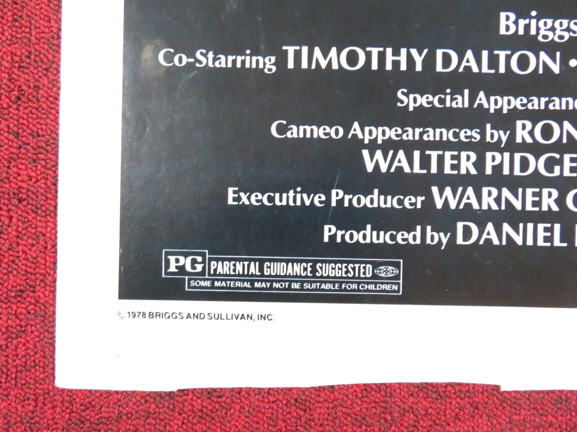 SEXTETTE FOLDED US ONE SHEET POSTER TIMOTHY DALTON RINGO STARR 1978 Rendezvous Cinema Movie posters