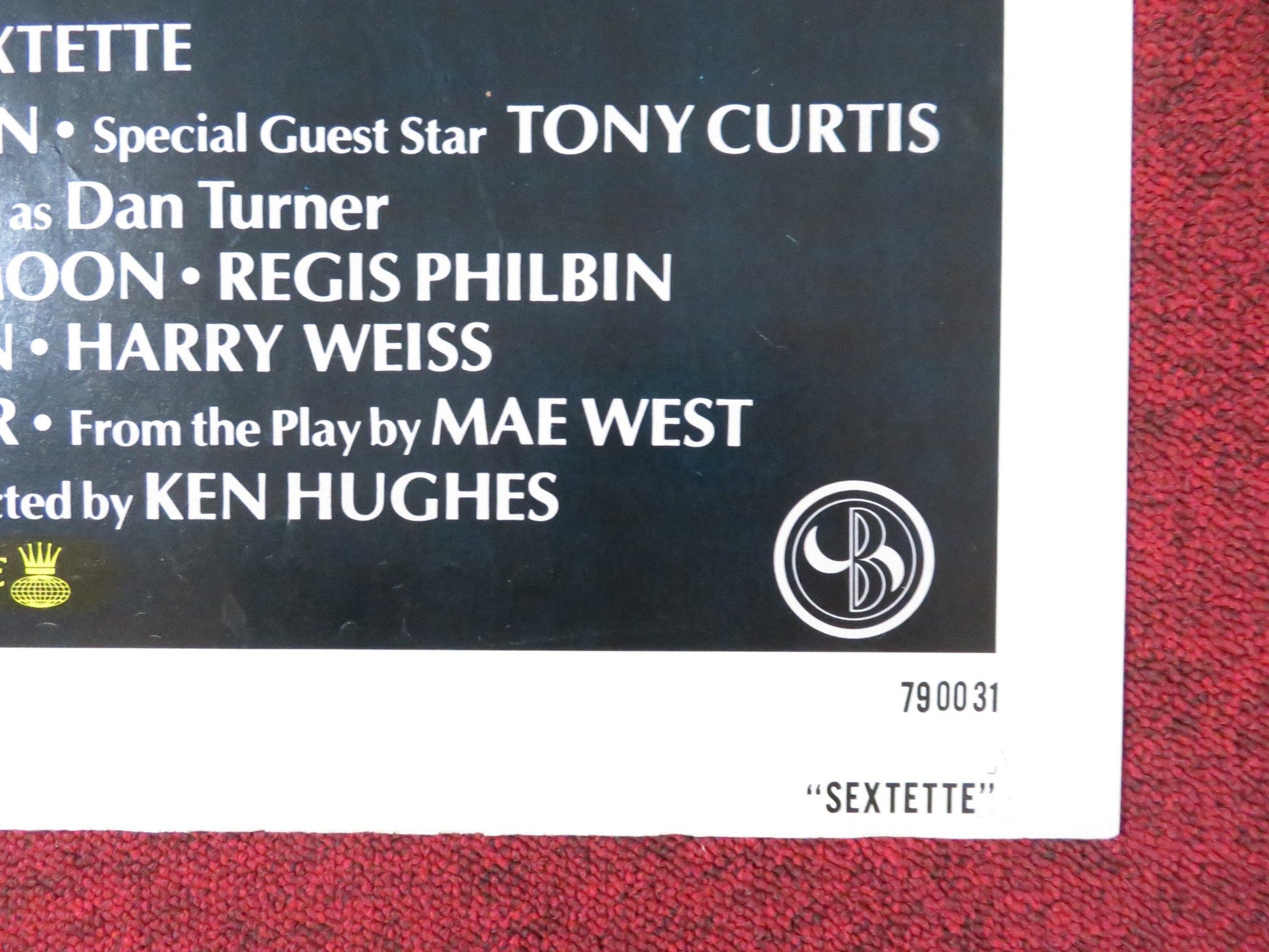 SEXTETTE FOLDED US ONE SHEET POSTER TIMOTHY DALTON RINGO STARR 1978 Rendezvous Cinema Movie posters