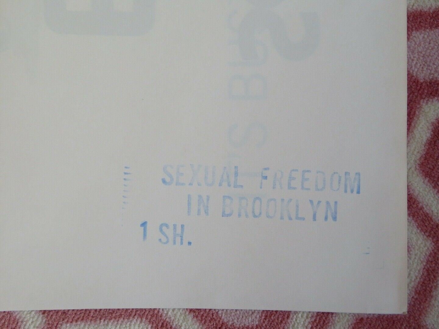 SEXUAL FREEDOM IN BROOKLYN FOLDED US ONE SHEET POSTER HARRY REEMS 1975 Movie posters