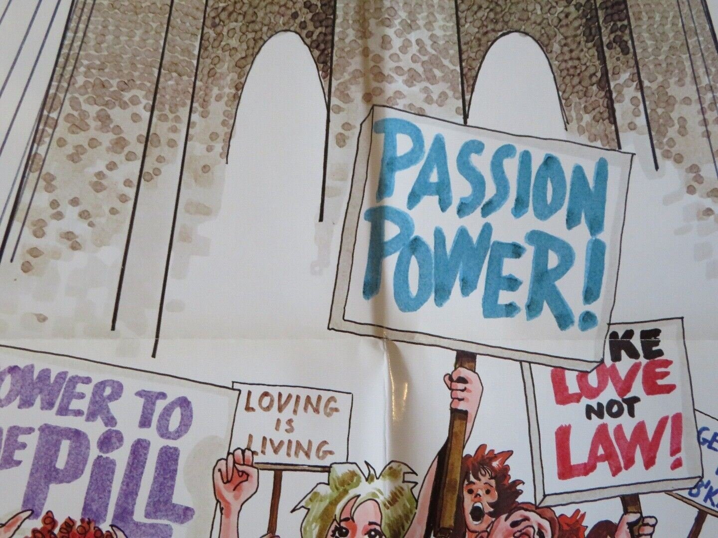 SEXUAL FREEDOM IN BROOKLYN FOLDED US ONE SHEET POSTER HARRY REEMS 1975 Movie posters