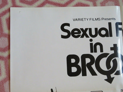 SEXUAL FREEDOM IN BROOKLYN FOLDED US ONE SHEET POSTER HARRY REEMS 1975 Movie posters