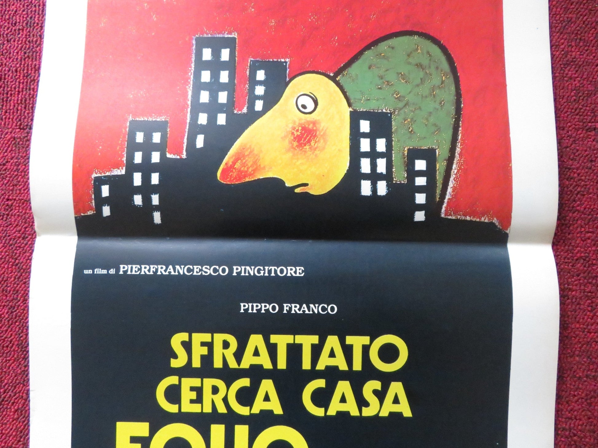 SFRATTATO CERCA CASA EQUO CANONE ITALIAN LOCANDINA POSTER PIPPO FRANCO 1983 Rendezvous Cinema Movie posters