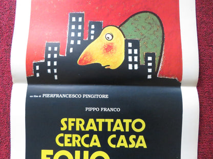 SFRATTATO CERCA CASA EQUO CANONE ITALIAN LOCANDINA POSTER PIPPO FRANCO 1983 Rendezvous Cinema Movie posters