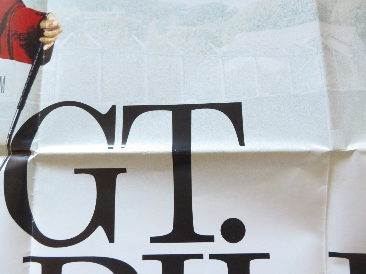 SGT. BILKO UK QUAD POSTER FOLDED STEVE MARTIN DAN AYKROYD 1995 Rendezvous Cinema Movie posters