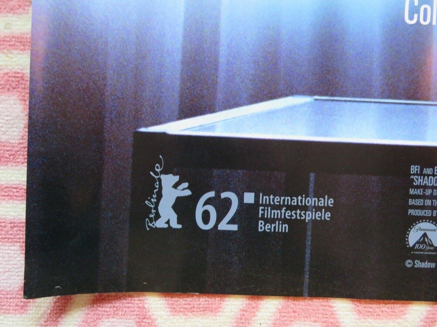 SHADOW DANCER QUAD (30"x 40") ROLLED POSTER ANDREA RISEBOROUGH CLIVE OWEN 2012 Rendezvous Cinema Movie posters