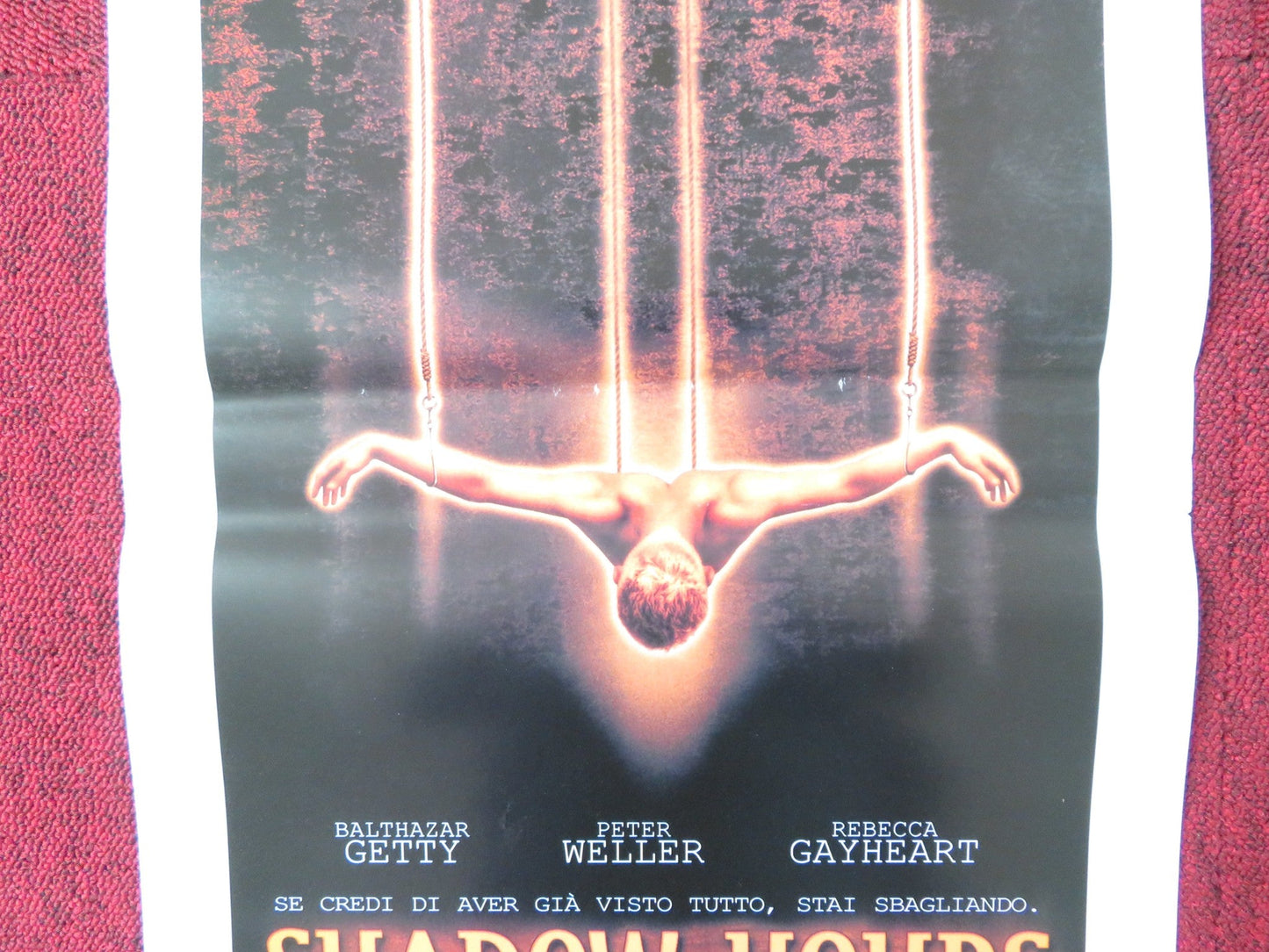 SHADOW HOURS ITALIAN LOCANDINA POSTER BALTHAZAR GETTY PETER WELLER 2000 Rendezvous Cinema Movie posters