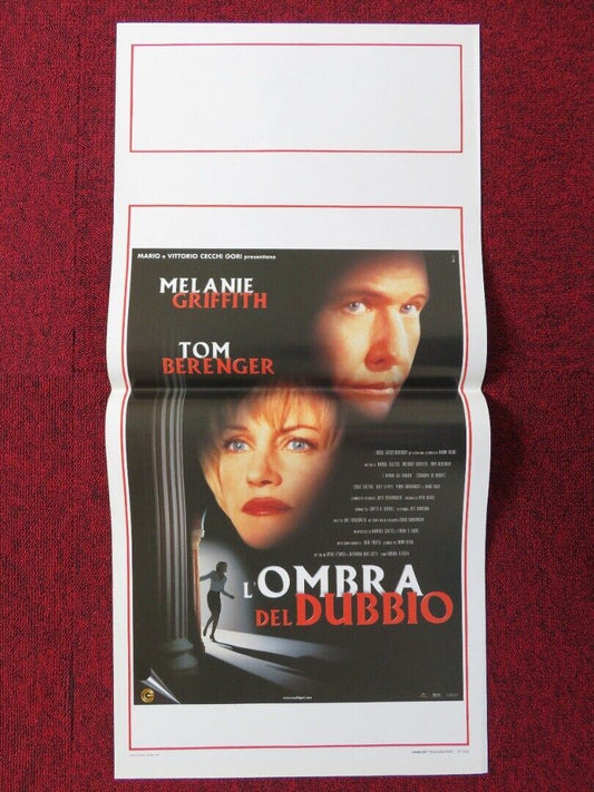 SHADOW OF DOUBT ITALIAN LOCANDINA (27.5"x13") POSTER MELANIE GRIFFITH 1999 - Rendezvous Cinema