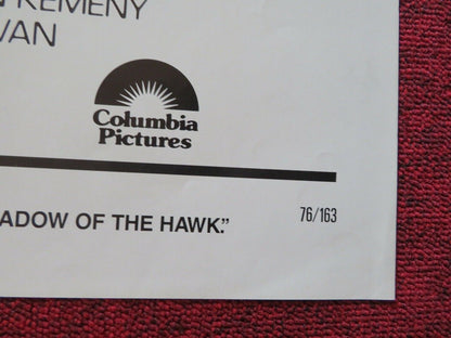 SHADOW OF THE HAWK FOLDED US ONE SHEET POSTER JAN MICHAEL VINCENT 1976 Movie posters