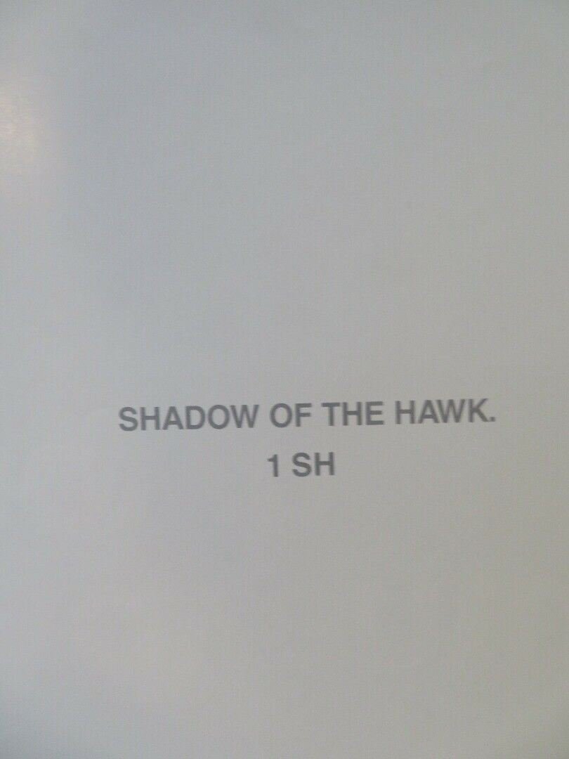 SHADOW OF THE HAWK FOLDED US ONE SHEET POSTER JAN MICHAEL VINCENT 1976 Movie posters