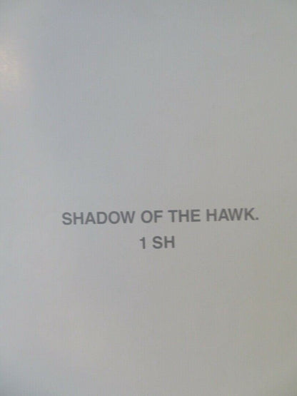 SHADOW OF THE HAWK FOLDED US ONE SHEET POSTER JAN MICHAEL VINCENT 1976 Movie posters
