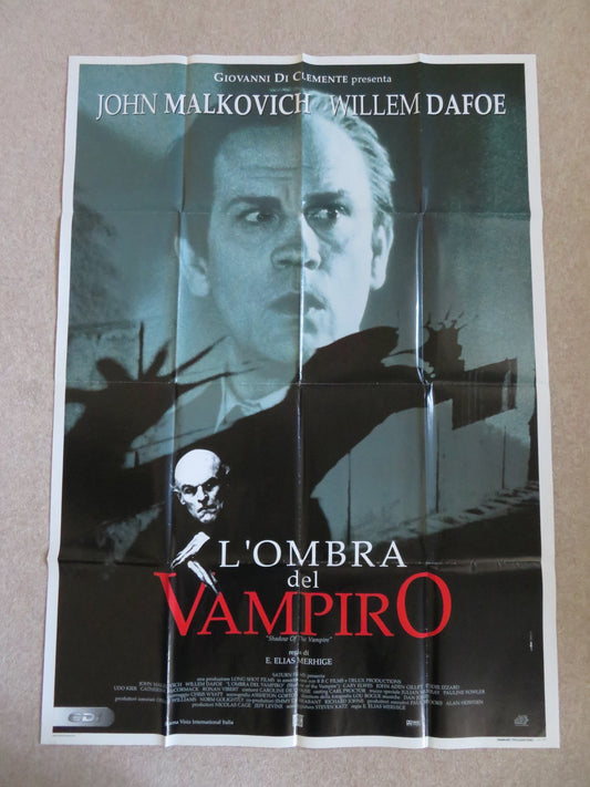 SHADOW OF THE VAMPIRE ITALIAN 2 FOGLIO POSTER JOHN MALKOVICH WILLEM DAFOE 2000 Rendezvous Cinema Movie posters