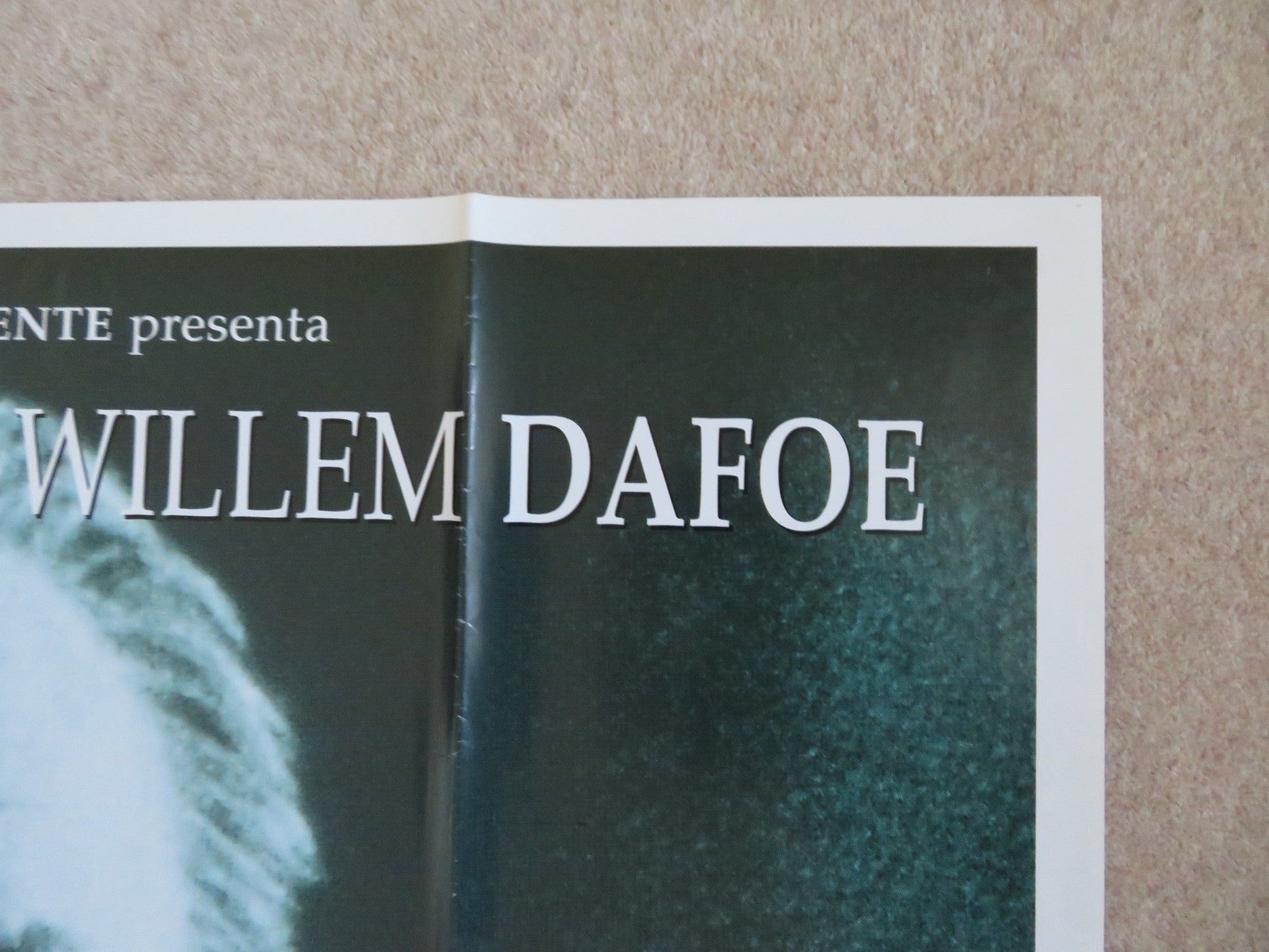 SHADOW OF THE VAMPIRE ITALIAN 2 FOGLIO POSTER JOHN MALKOVICH WILLEM DAFOE 2000 Rendezvous Cinema Movie posters