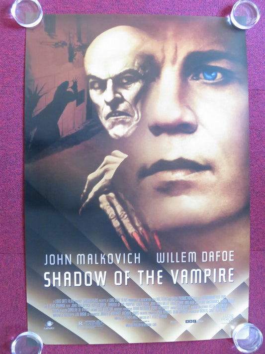 SHADOW OF THE VAMPIRE US ONE SHEET ROLLED POSTER MALKOVICH WILLEM DAFOE 2000 Rendezvous Cinema Movie posters