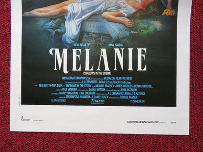 SHADOWS IN THE STORM ITALIAN LOCANDINA (27.5"x13") POSTER NED BEATTY 1988 Movie posters