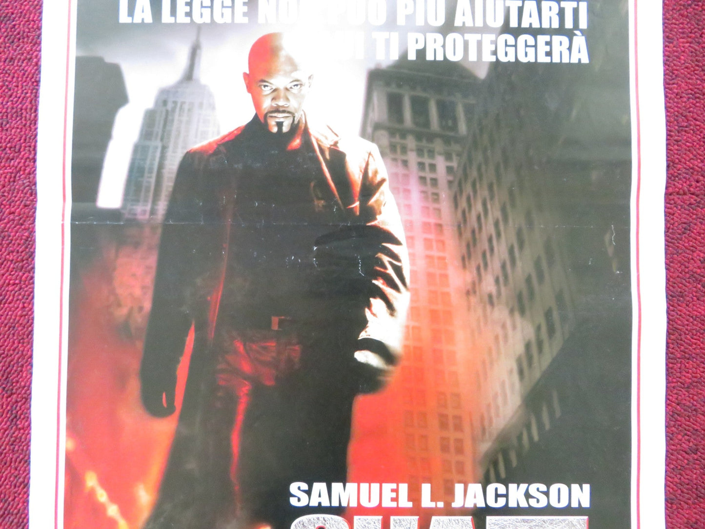 SHAFT ITALIAN LOCANDINA POSTER SAMUEL L. JACKSON VANESSA WILLIAMS 2000 Rendezvous Cinema Movie posters