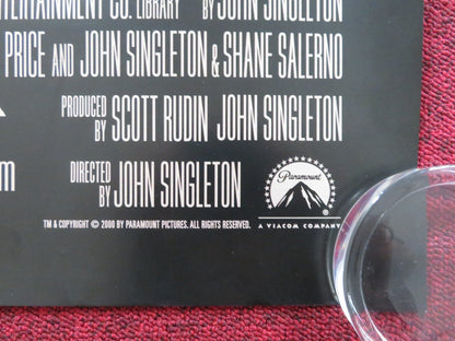 SHAFT UK QUAD (30"x 40") ROLLED POSTER SAMUEL L. JACKSON JESSIE T. USHER 2000 Rendezvous Cinema Movie posters