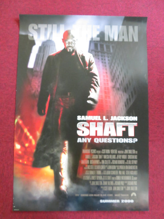 SHAFT US ONE SHEET ROLLED POSTER SAMUEL L. JACKSON VANESSA WILLIAMS 2000 Rendezvous Cinema Movie posters