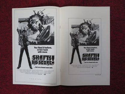 SHAFT'S BIG SCORE - PRESSBOOK UNCUT MGM RICHARD ROUNDTREE MOSES GUNN 1972 Rendezvous Cinema Movie posters