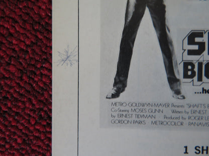 SHAFT'S BIG SCORE - PRESSBOOK UNCUT MGM RICHARD ROUNDTREE MOSES GUNN 1972 Rendezvous Cinema Movie posters