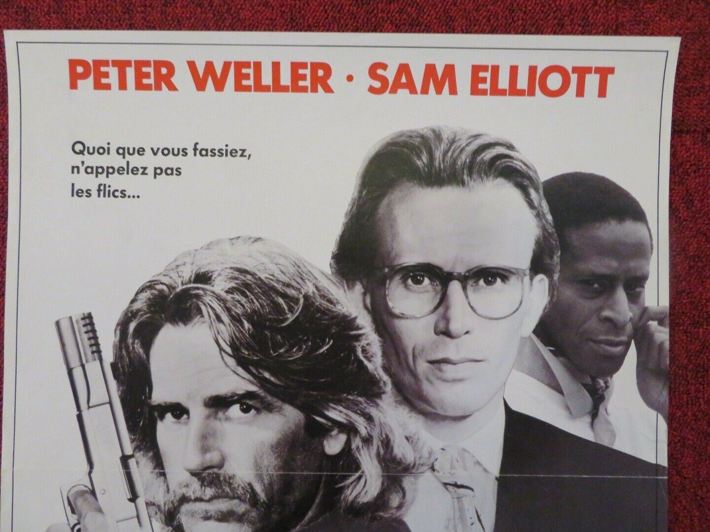 SHAKEDOWN FRENCH (15"x 21") POSTER PETER WELLER SAM ELLIOTT 1988 - Rendezvous Cinema