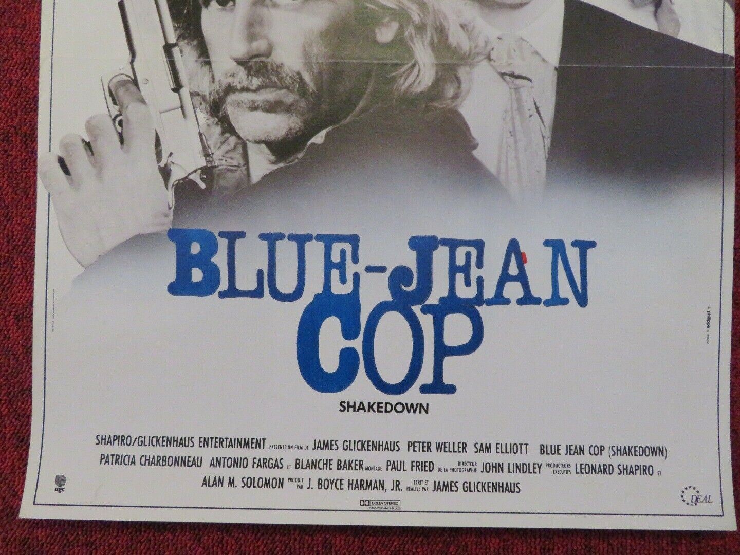 SHAKEDOWN FRENCH (15"x 21") POSTER PETER WELLER SAM ELLIOTT 1988 - Rendezvous Cinema