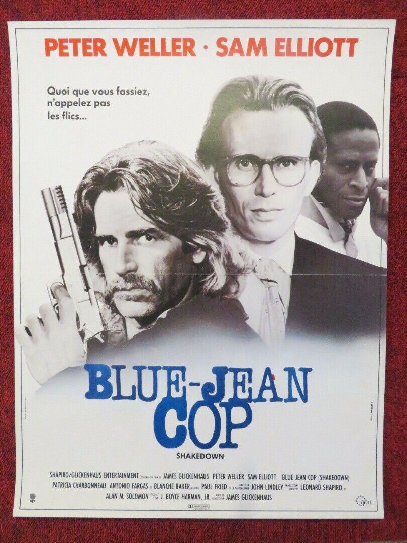 SHAKEDOWN FRENCH (15"x 21") POSTER PETER WELLER SAM ELLIOTT 1988 - Rendezvous Cinema